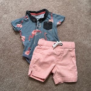 Baby Boy Outfit 🦩